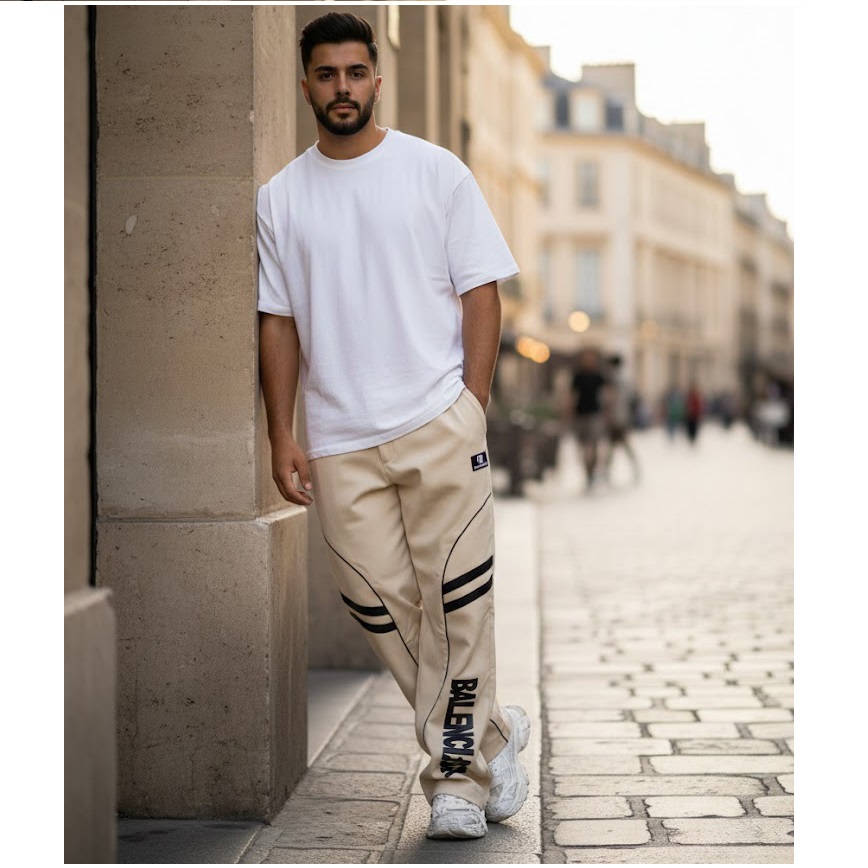 شلوار مردانه مدلBalenci-کرم